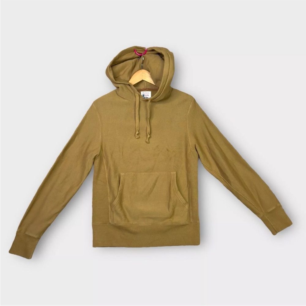 Todd Snyder x Champion Processed Sportswear Hoodie Men's Small Brown Sweatshirt